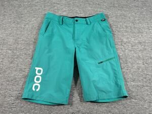 POC Trail Shorts Mens 30 12" Teal Mountain Biking MTB Riding Cycling Stretch